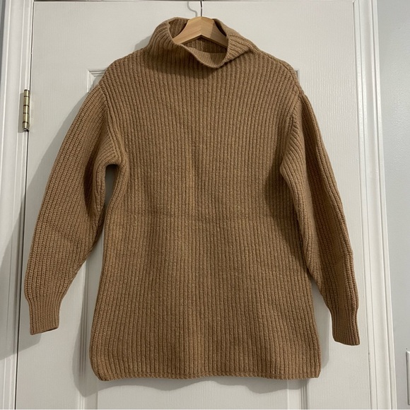 Wilfred Tan Ribbed Sweater - Picture 4 of 8
